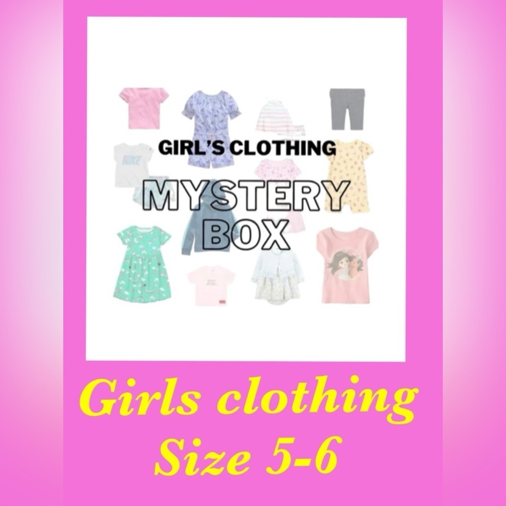 Girls Clothing Mystery Box Size 5-6/15pcs